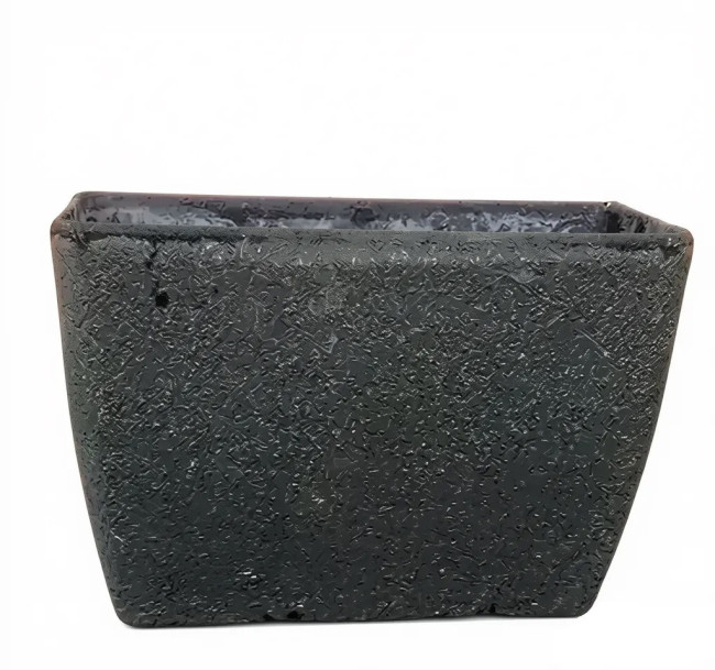 Donica ścianka kwadratowa czarna