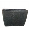 Donica ścianka kwadratowa czarna