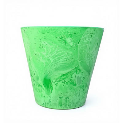 Doniczka Artstone Claire okrągła limonkowa