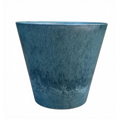 Doniczka Artstone Claire okrągła granat