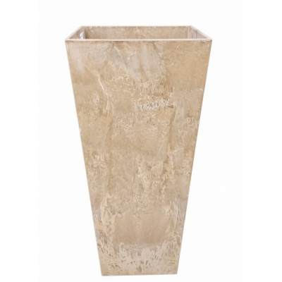 Donica ArtStone Ella wazon brązowy taupe