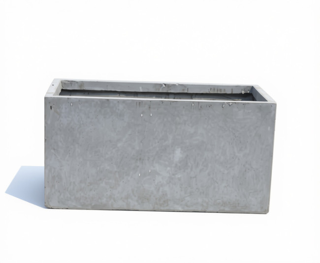Donica skrzynia szara cement