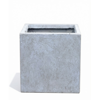 Donica sześcian szara cement