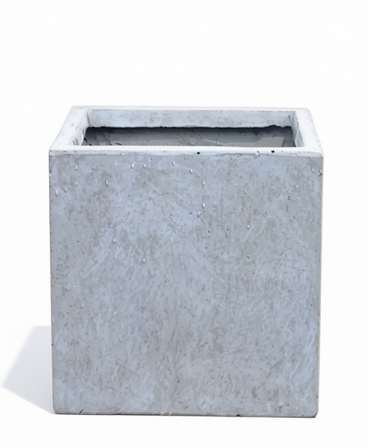 Donica sześcian szara cement