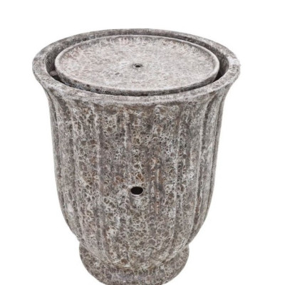 Fontanna ceramiczna vulcano Beckett szara