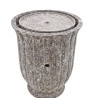 Fontanna ceramiczna vulcano Beckett szara
