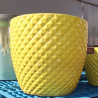 Donica Egg Ananas żółta