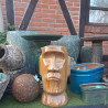 Donica Głowa Moai miodowa