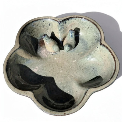 Poidełko ceramiczne Shanhai Kwiat zielone