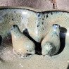 Poidełko ceramiczne Shanhai Kwiat zielone