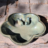 Poidełko ceramiczne Shanhai Kwiat zielone