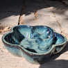 Poidełko ceramiczne Shanhai Kwiat niebieskie