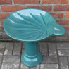 Poidełko ceramiczne na nodze turkus