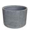 Beton architektoniczny donica walec niski grafit