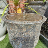 Fontanna ceramiczna vulcano Beckett szara