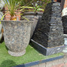 Fontanna ceramiczna vulcano Beckett szara