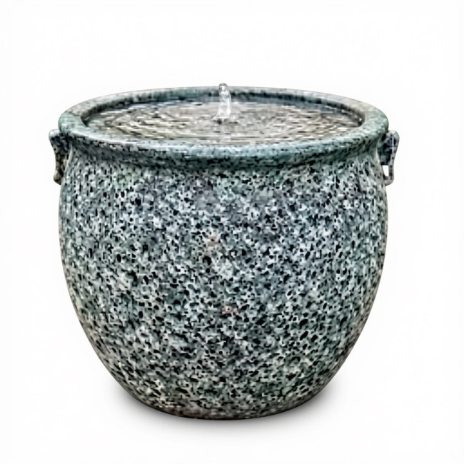Fontanna ceramiczna vulcano Fisher turkus baryłka