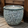 Fontanna ceramiczna vulcano Fisher turkus baryłka