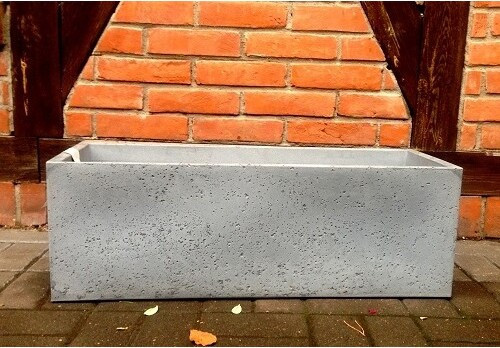 Donica C-Cube Long skrzynia jasnoszary