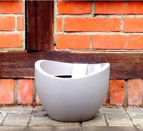 Donica Wave Globe jasnobrązowy granit