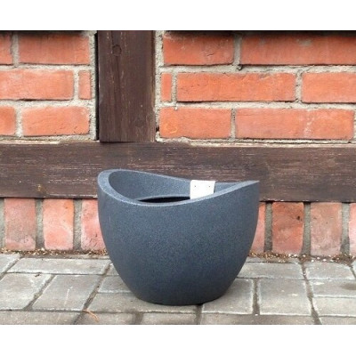 Donica Wave Globe czarny granit