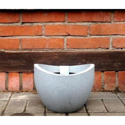 Donica Wave Globe jasnoszary granit