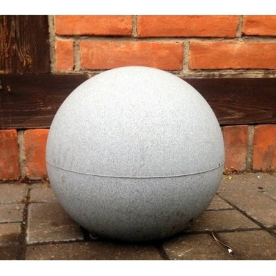 Kula dekoracyjna jasnoszary granit