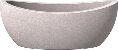 Donica Wave Globe Jardiniere jasnobrązowy granit