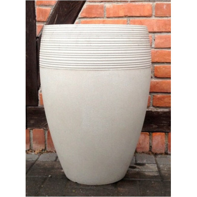 Wysoka donica Lineo High brązowy granit