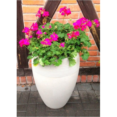 Wysoka donica Lineo High piaskowy granit