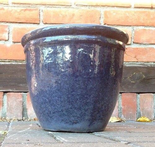 Donica z podwójnym rantem szaroniebieska MC Yu