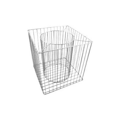 Donica gabionowa z koszem sześcian