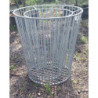 Donica gabionowa stożek z koszem