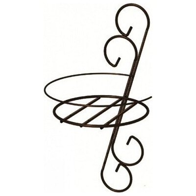 Kwietnik ścienny z podwójnym zdobieniem