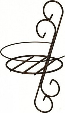 Kwietnik ścienny z podwójnym zdobieniem