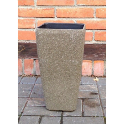 Donica kwadratowy wazon mokka