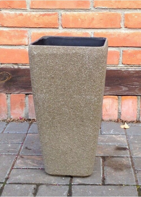 Donica kwadratowy wazon mokka