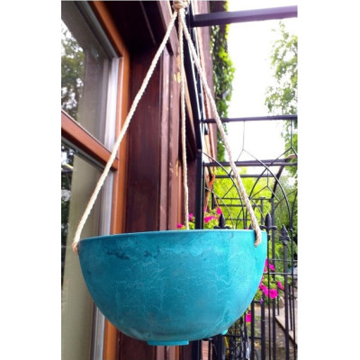 Doniczka ArtStone misa wisząca lazurowa