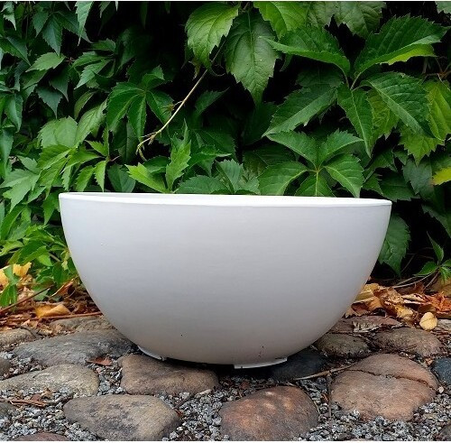 Doniczka ArtStone Fiona misa biała