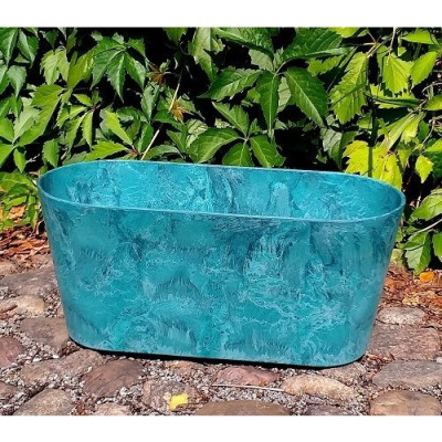 Skrzynka balkonowa Artstone Claire lazurowa