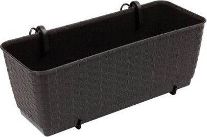 Skrzynka wisząca rattan brąz