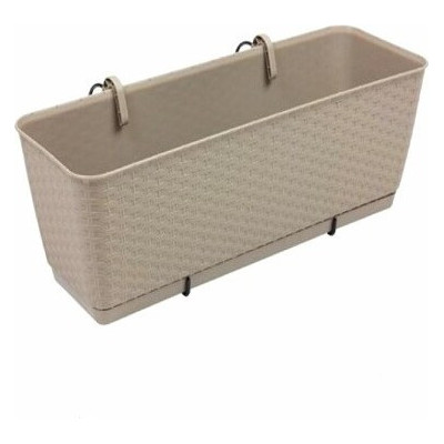 Skrzynka wisząca rattan kawa z mlekiem