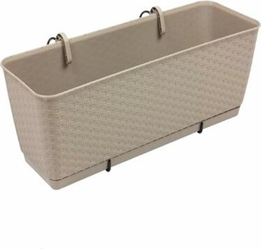 Skrzynka wisząca rattan kawa z mlekiem