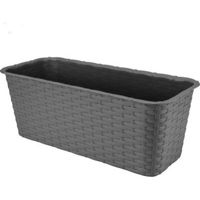 Skrzynka rattan grafit