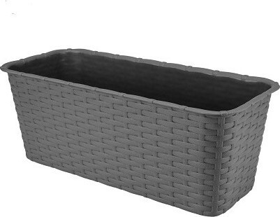 Skrzynka rattan grafit