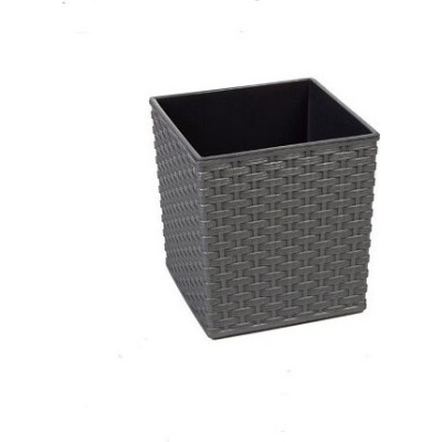 Sześcian rattan antracyt z wkładem
