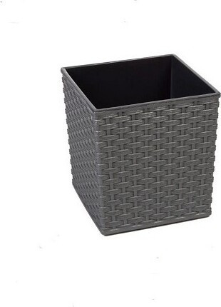 Sześcian rattan antracyt z wkładem
