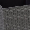 Sześcian rattan antracyt z wkładem