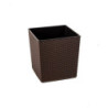 Sześcian rattan brąz z wkładem