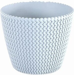 Osłonka Ażurowe Sploty bladoniebieska